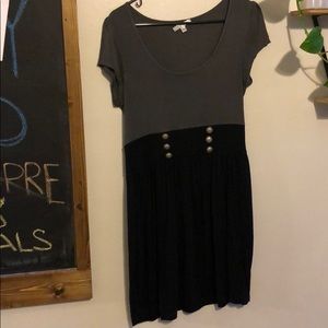 Black and Grey Dress